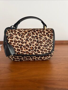 NWT Mark & Graham  Leopard Print Top-Handle Women’s Bag
